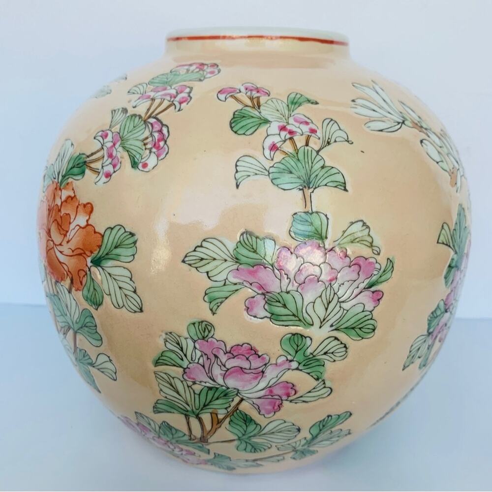 Antique Chinese Famille Rose Porcelain Phoenix Birds Ginger Jar vase - Picture 8 of 13